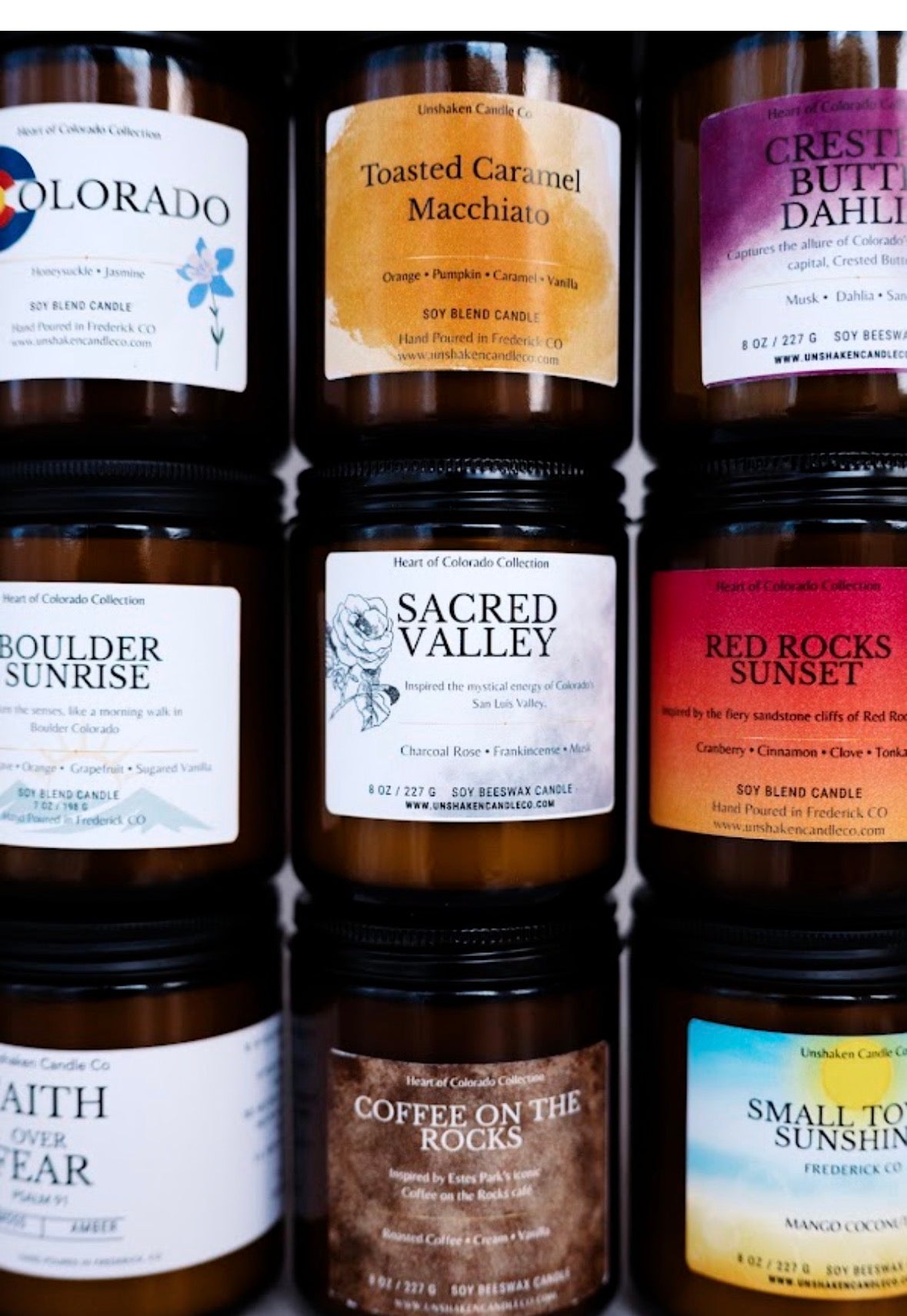Coffee on the Rocks Candle | Rich Coffee Soy Blend Candle | Colorado Inspired