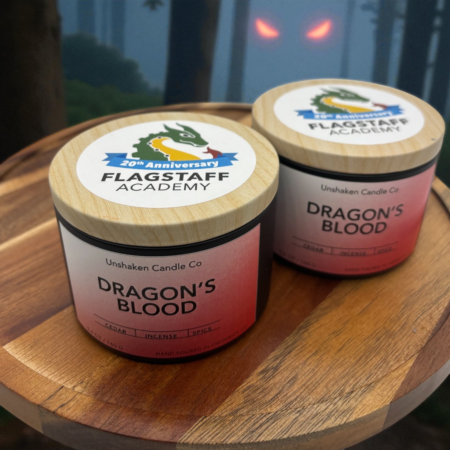 Dragon’s Blood Candle – 5.6 oz | Hand-Poured Soy Beeswax Blend | Aromatherapy Candle