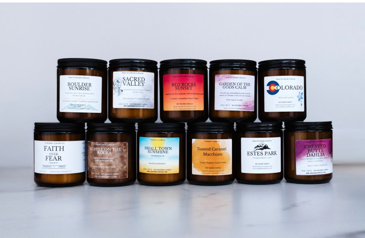 Coffee on the Rocks Candle | Rich Coffee Soy Blend Candle | Colorado Inspired