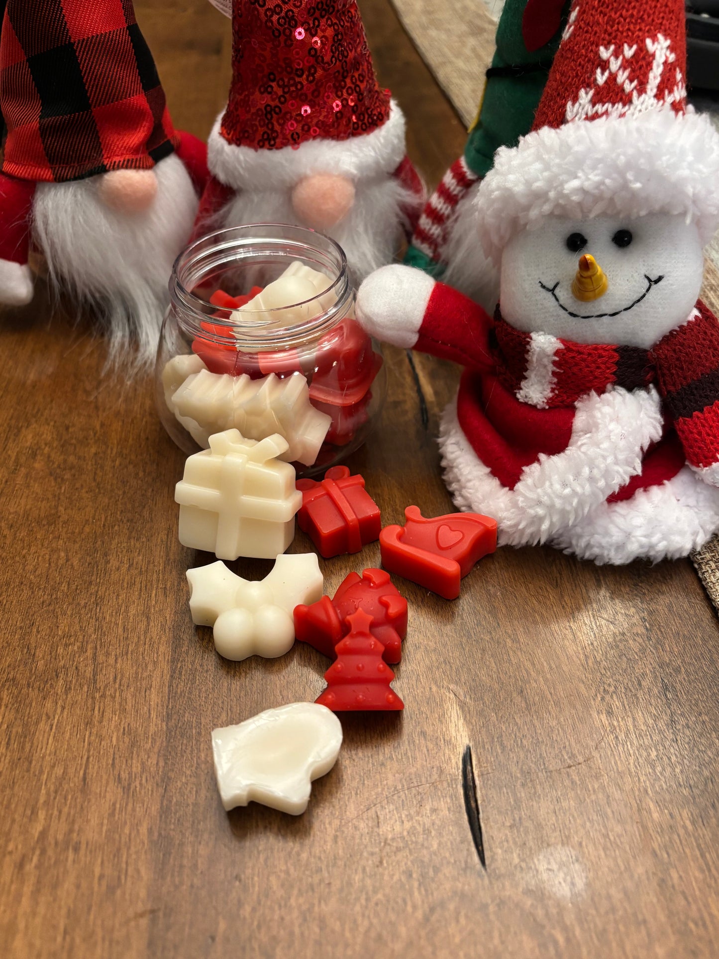 Christmas Gnomes & Snowmen Filled with Wax Melts- Buy 3 get 1 Free