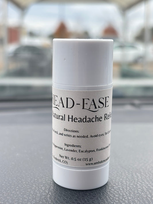 Headache Relief Balm Stick – Natural Essential Oil Roll On with Peppermint, Lavender, Frankincense & Eucalyptus | Soothing Aromatherapy Tension Stick