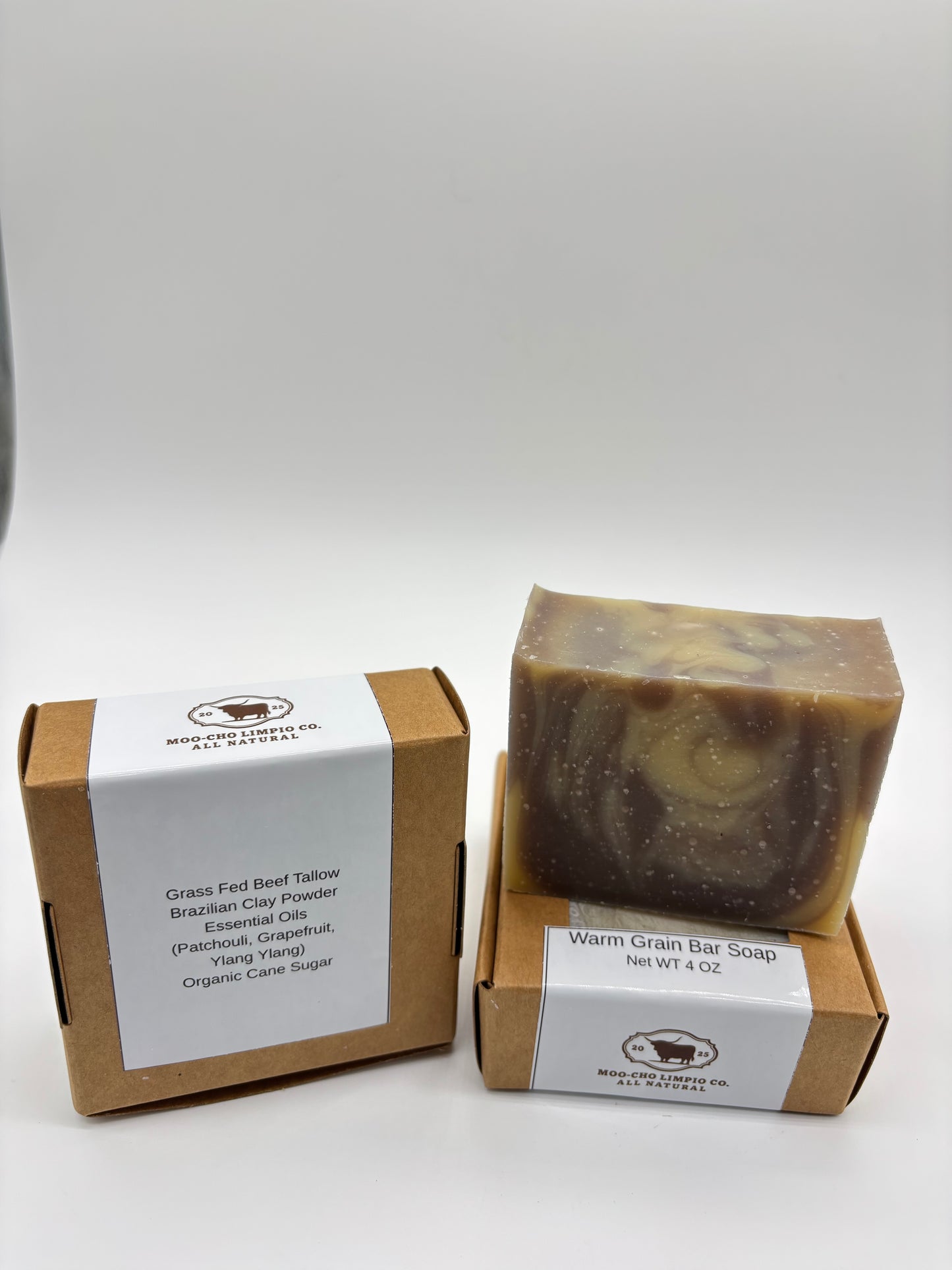 Warm Grain Bar Soap – Tallow Soap with Patchouli, Grapefruit & Ylang Ylang |