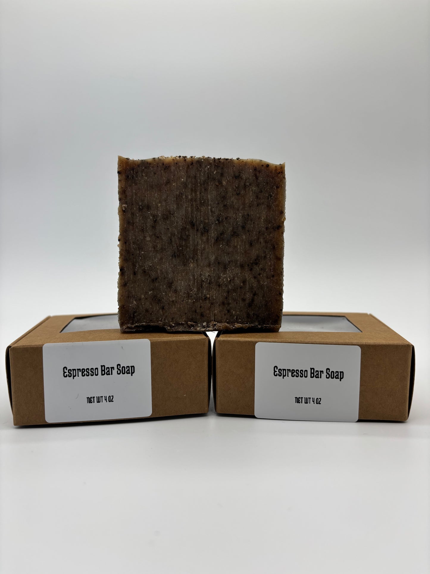 Jim’s Unscented Espresso Tallow Soap — All-Natural, Cold Processed Coffee Scrub Bar