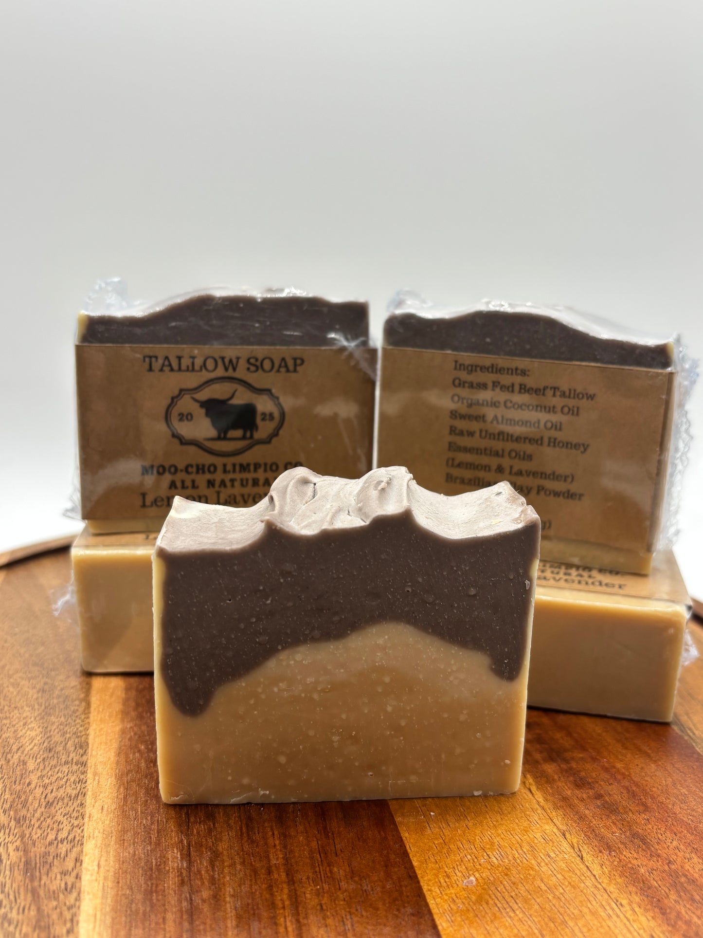 Lemon Lavender | Handmade Grass-Fed Beef Tallow Soap | Moisturizing & Nourishing Skincare-All-Natural Tallow Soap