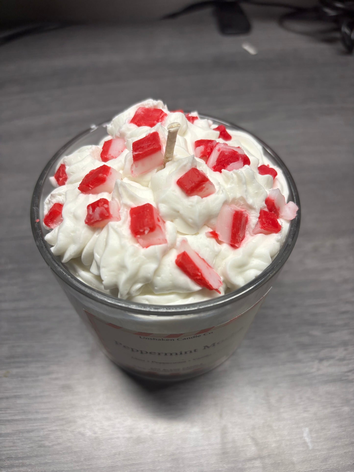 Peppermint Mocha Coconut Wax Candle – 10 oz | Holiday Coffee & Mint Scent | Preorder