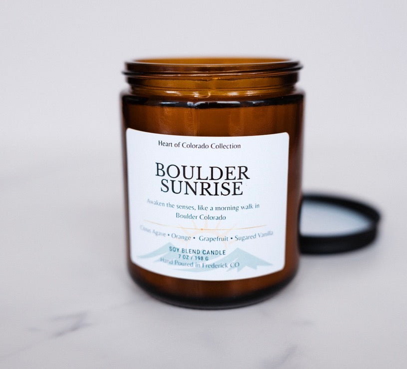Boulder Sunrise Candle | Citrus Agave | Colorado Soy Candle