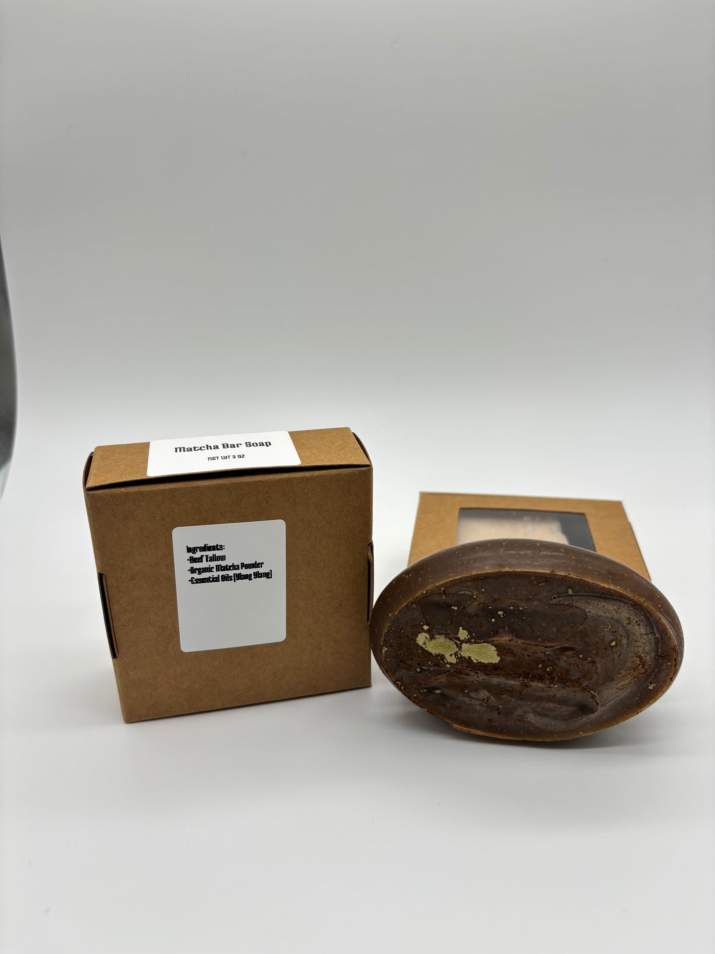 Jim’s Unscented Matcha Tallow Soap — Unscented, Antioxidant-Rich, All-Natural Cold Process Bar