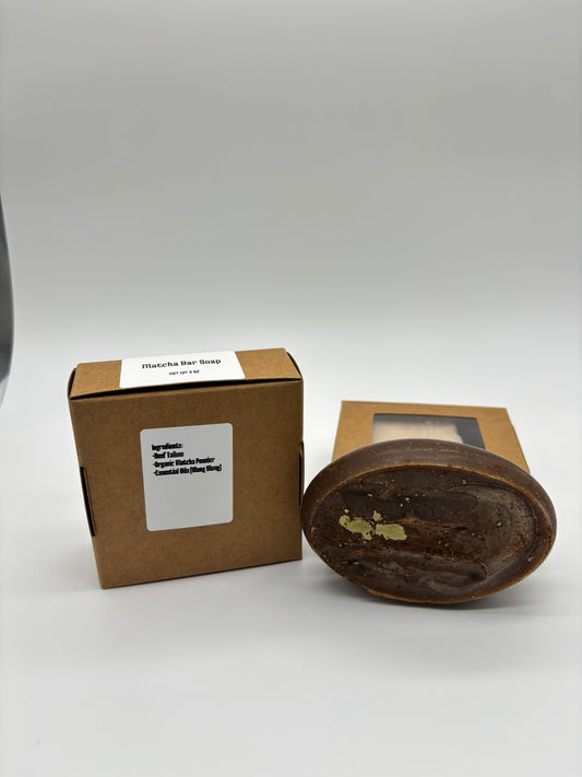 Jim’s Unscented Matcha Tallow Soap — Unscented, Antioxidant-Rich, All-Natural Cold Process Bar