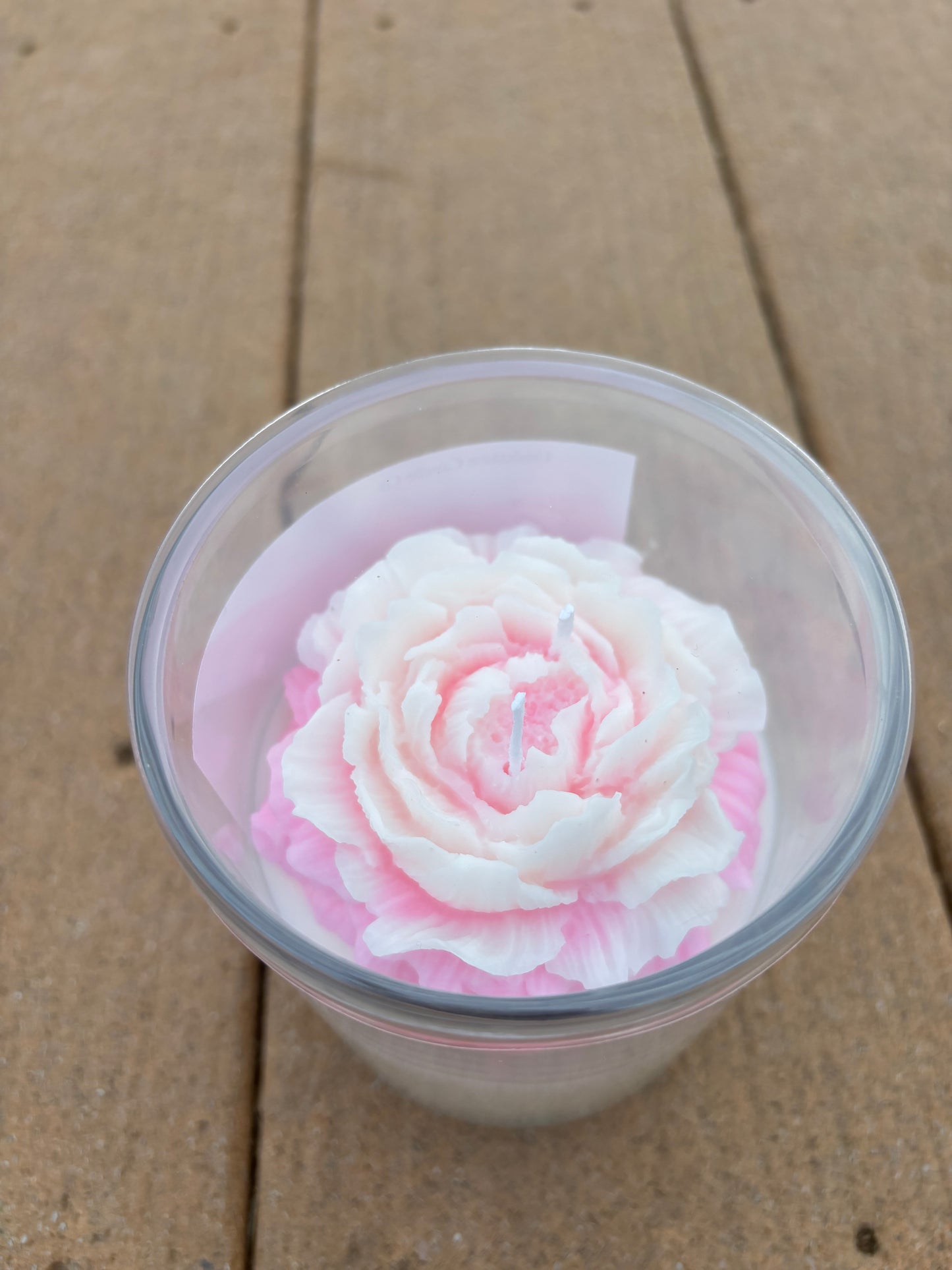 She Is Beautiful Candle | Psalm 139:14 Floral Scripture Candle | Peony Flower Candle Gift | Christian Home Decor | 10 oz