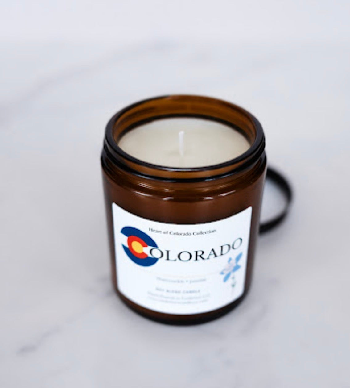 Colorado Soy Candle | Honeysuckle & Jasmine | 7 oz