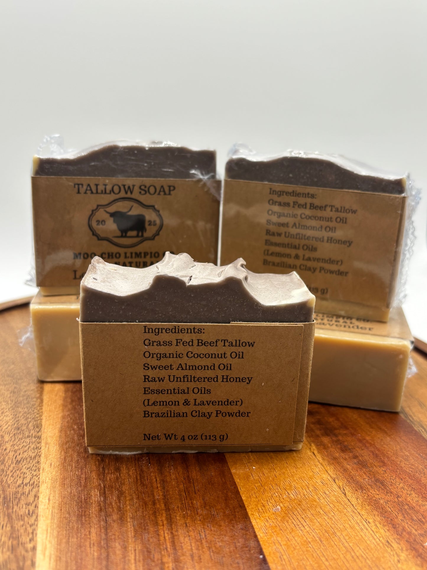 Lemon Lavender | Handmade Grass-Fed Beef Tallow Soap | Moisturizing & Nourishing Skincare-All-Natural Tallow Soap