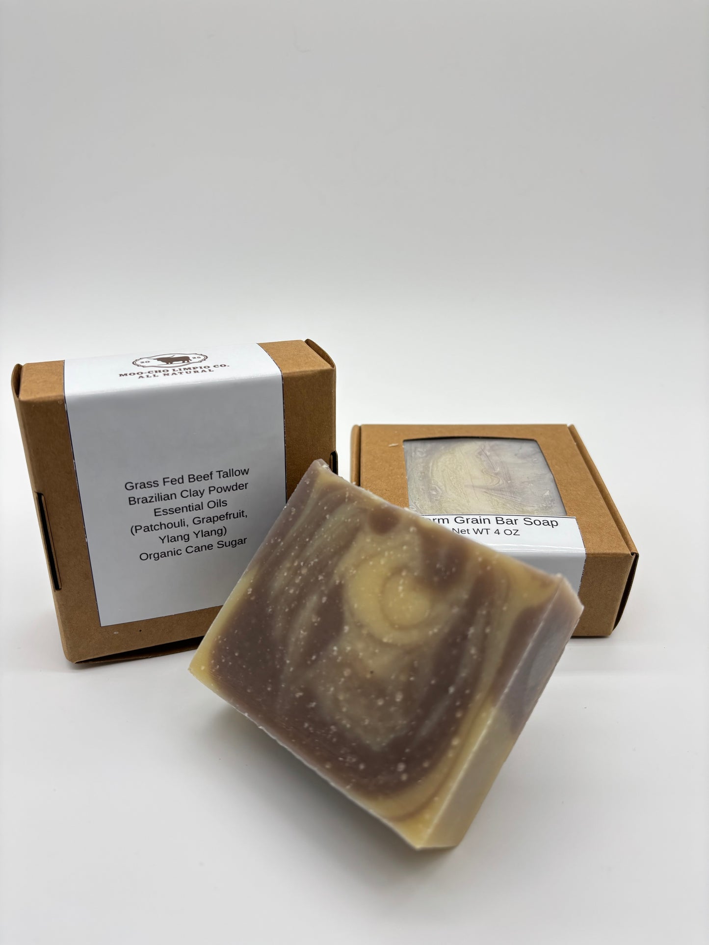 Warm Grain Bar Soap – Tallow Soap with Patchouli, Grapefruit & Ylang Ylang |