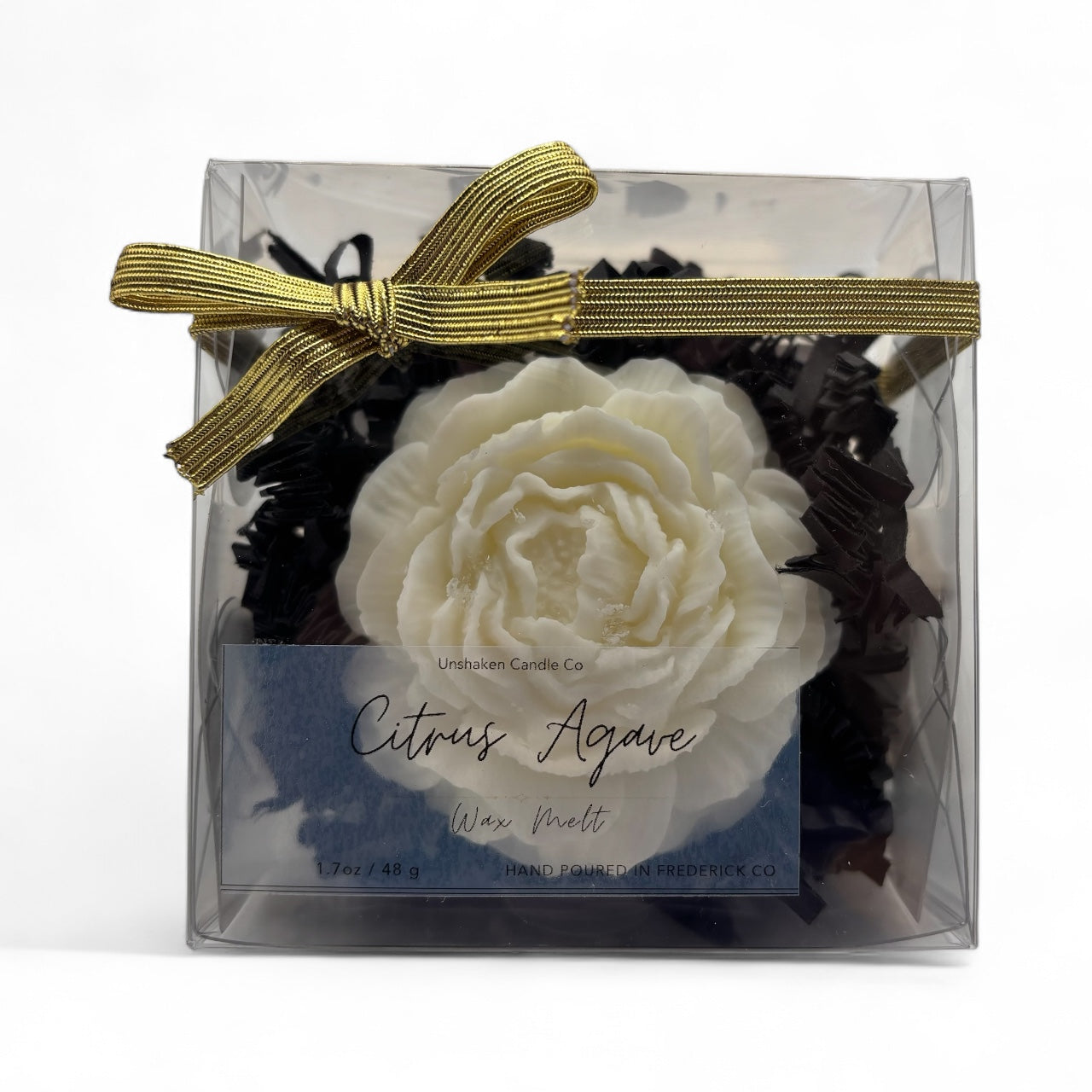 Peony Wax Melt Gift Box | Hand-Poured Soy Wax Flower | Floral Wax Melt Gift |