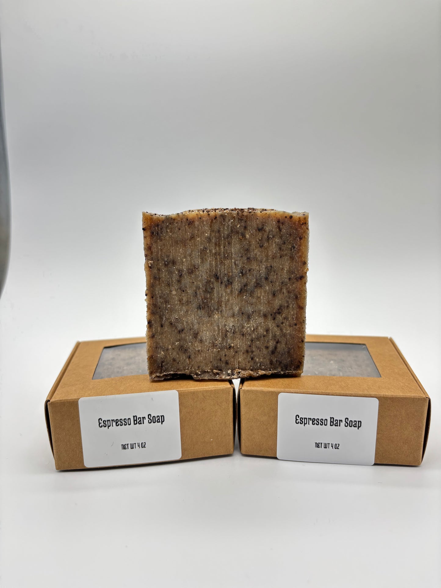 Jim’s Unscented Espresso Tallow Soap — All-Natural, Cold Processed Coffee Scrub Bar