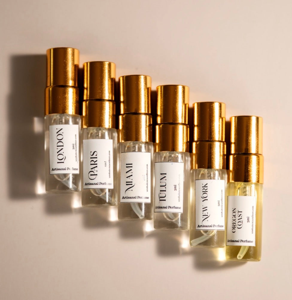 Perfume Discovery Set 6 x 3ml | Artisan Fragrance Sampler | Try All Scents & Find Your Signature