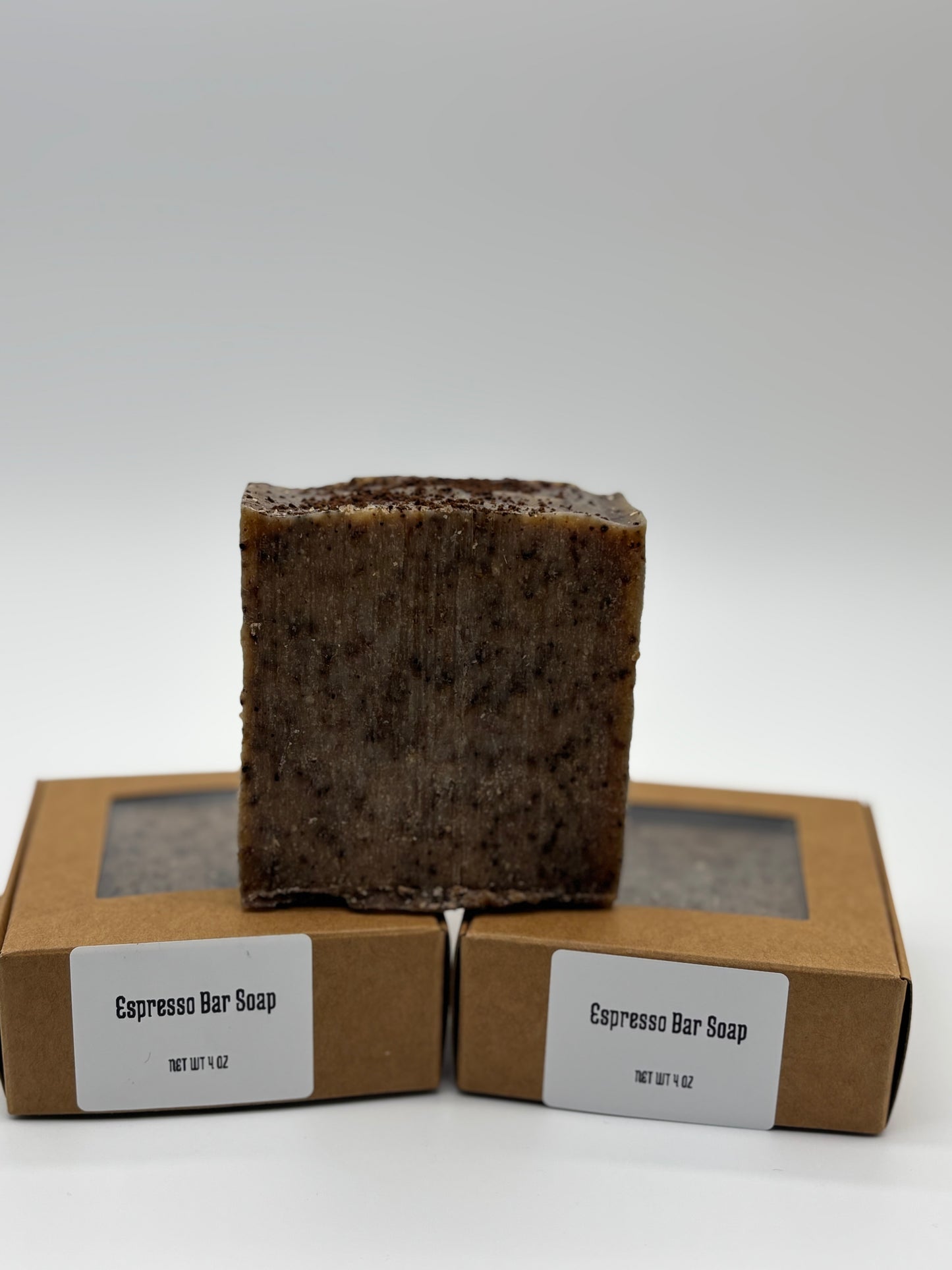 Jim’s Unscented Espresso Tallow Soap — All-Natural, Cold Processed Coffee Scrub Bar