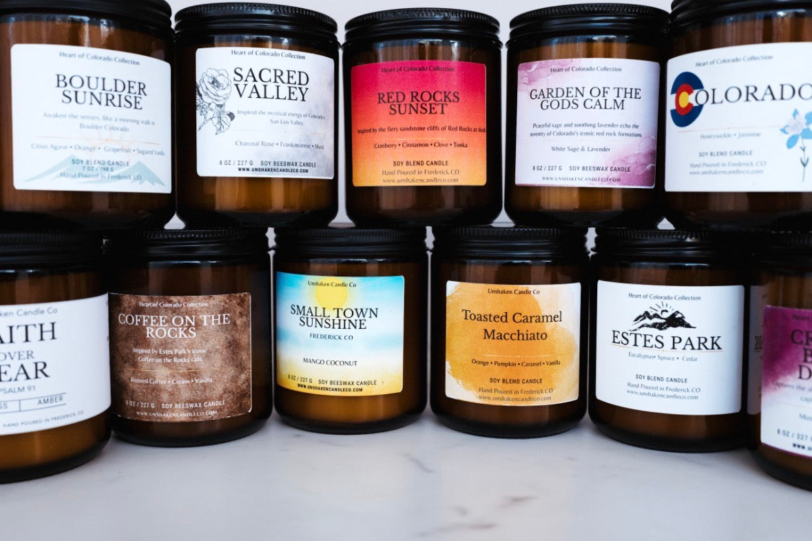 Small Town Sunshine Candle | Mango & Coconut | Colorado Soy Blend Candle