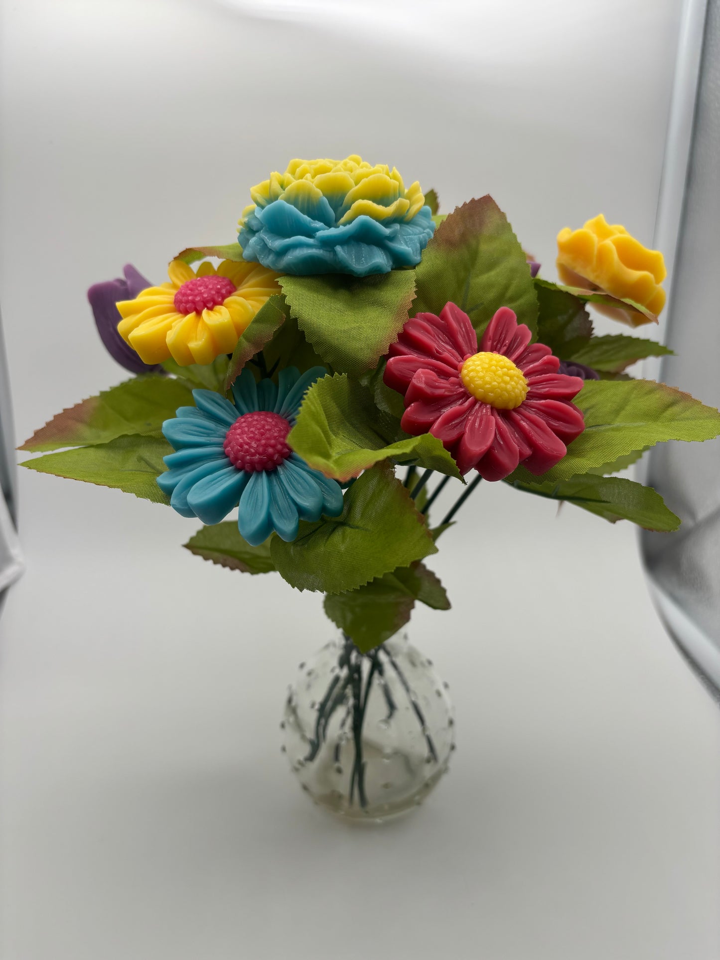 Single Flower Wax Melt – Buy 3 get 1 Free- Handcrafted Soy Wax with Personalized Tag