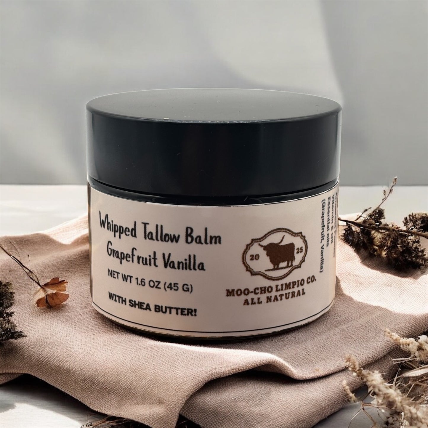 Whipped Tallow Balm | All-Natural Moisturizer with Grass-Fed Tallow, Shea Butter & Essential Oils