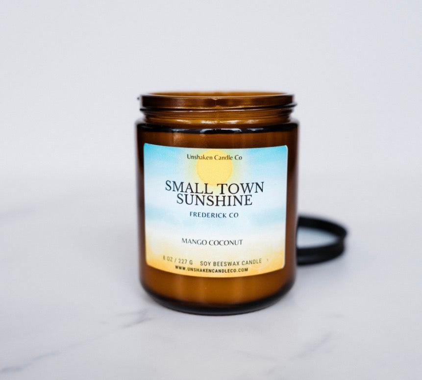 Small Town Sunshine Candle | Mango & Coconut | Colorado Soy Blend Candle