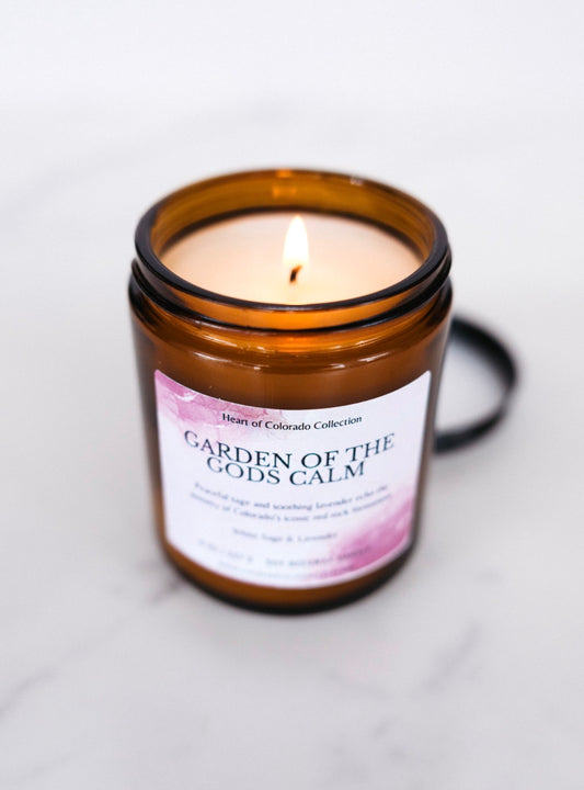 Garden of the Gods Candle | White Sage & Lavender | Colorado Soy Candle