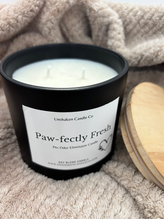 Paw-fectly Fresh – Pet Odor Eliminator Candle (8 oz)