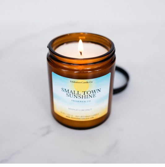 Small Town Sunshine Candle | Mango & Coconut | Colorado Soy Blend Candle
