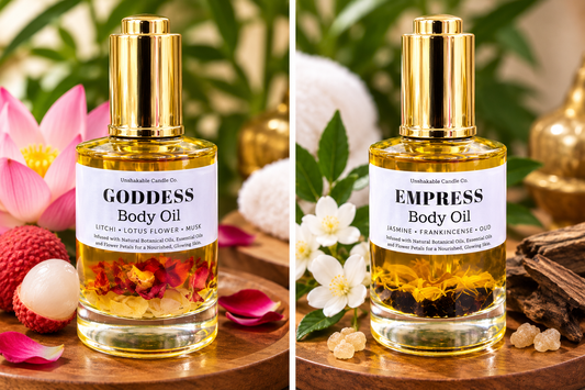Crystal-Infused Body Oils | Goddess • Empress • Sovereign