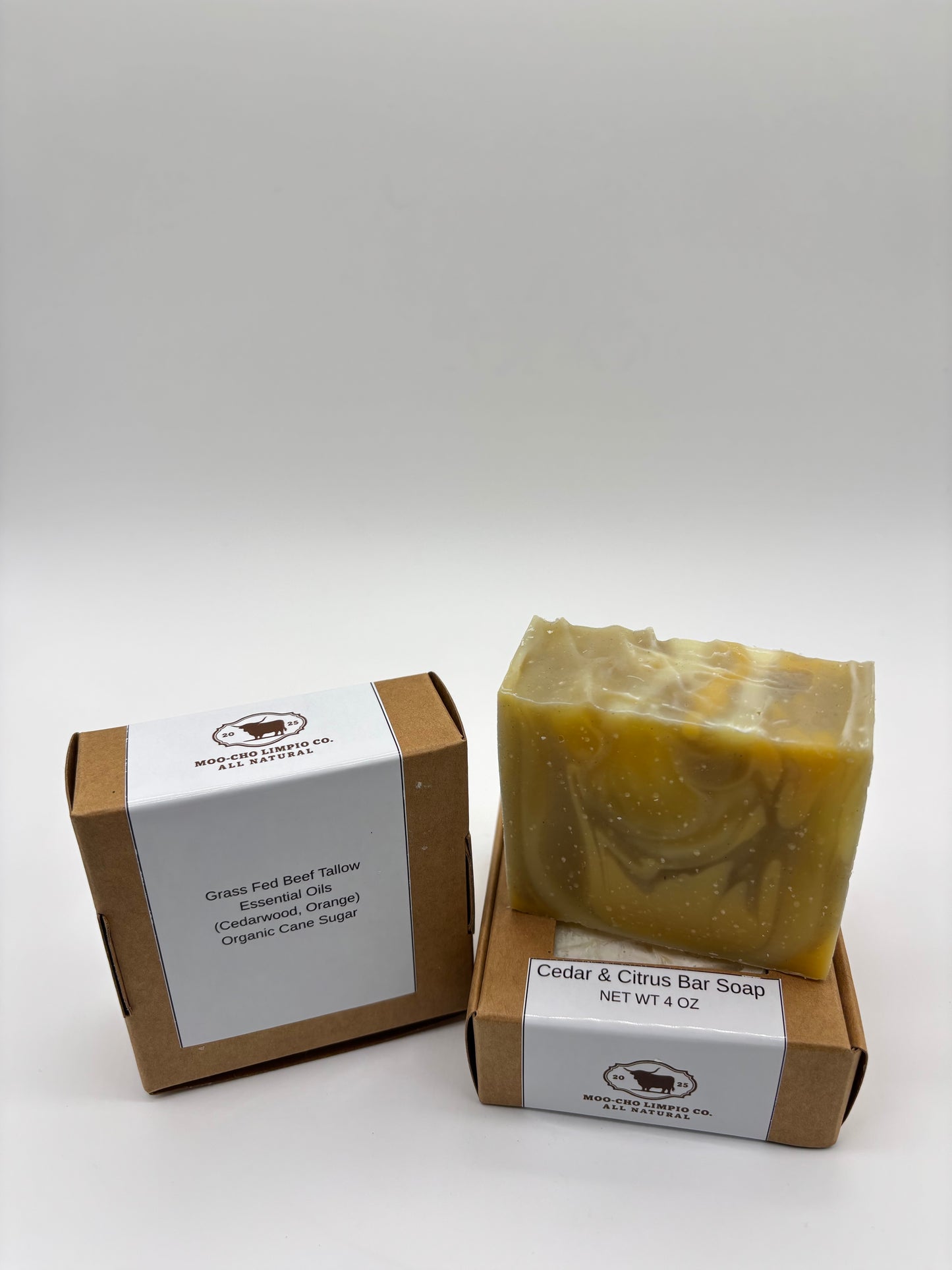 Cedar & Citrus Soap – Natural Tallow Bar with Cedarwood & Orange
