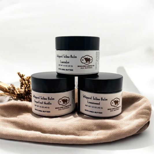 Whipped Tallow Balm | All-Natural Moisturizer with Grass-Fed Tallow, Shea Butter & Essential Oils